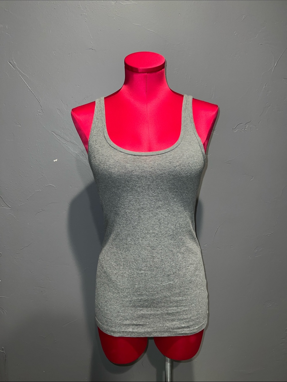 Mossimo Supply Co. Gray Ribbed Tank Top.